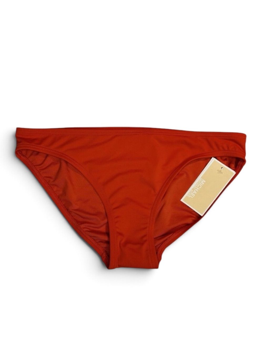 Michael Michael Kors Bikini Swim Bottoms Size MED Persimmon Boho Earthy Girl NEW